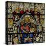Window W24 Depicting the Te Deum: God and Angels-null-Stretched Canvas