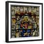 Window W24 Depicting the Te Deum: God and Angels-null-Framed Giclee Print