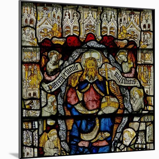 Window W24 Depicting the Te Deum: God and Angels-null-Mounted Giclee Print