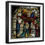 Window W25 Depicting the Trinity and Pentecost-null-Framed Giclee Print