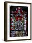 Window W3 Depicting Christ Teaching His Disciples-null-Framed Giclee Print