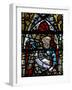 Window W3 Depicting the Prophet Joel-null-Framed Giclee Print