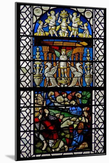 Window W36 Depicting the Annunciation to Shepherds-null-Mounted Giclee Print