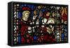 Window W38 Depicting the Administration of Penance-null-Framed Stretched Canvas