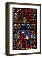 Window W38 Depicting the Administration of Penance-null-Framed Giclee Print