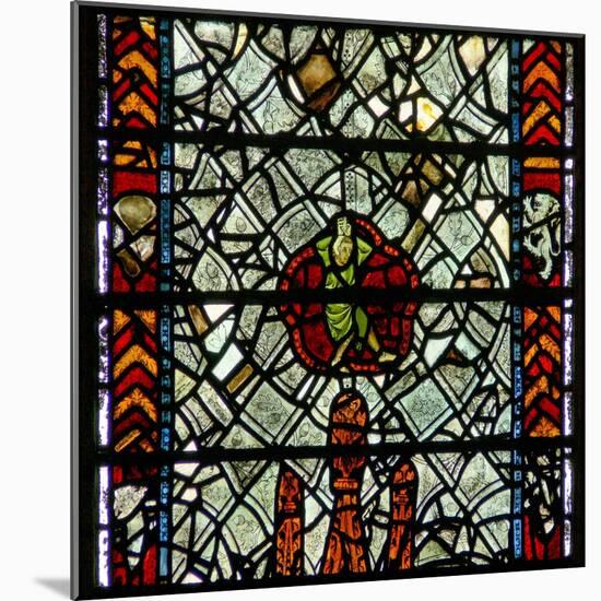 Window W39 Depicting a Figure-null-Mounted Giclee Print