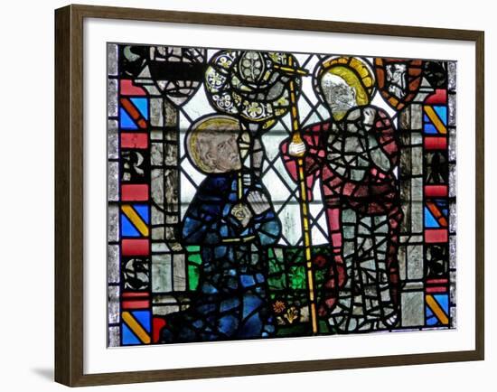 Window W4 Depicting a Resurrection Scene: the Appearance to St Peter-null-Framed Giclee Print