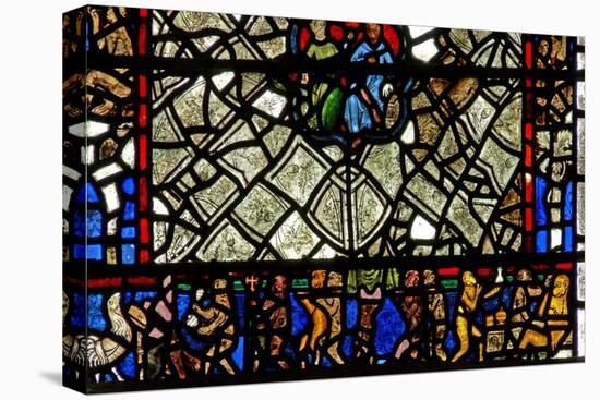 Window W40 Depicting a Border Panel with the Monkey's Funeral-null-Stretched Canvas