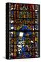 Window W40 Depicting Pilgrim Donors-null-Stretched Canvas
