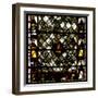 Window W41 Depicting a Bell and Grisaille-null-Framed Giclee Print