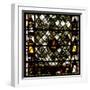 Window W41 Depicting a Bell and Grisaille-null-Framed Giclee Print