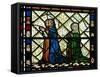 Window W46 Depicting Donors-null-Framed Stretched Canvas