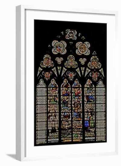 Window W49 Depicting the Mystic Wine-Press-null-Framed Giclee Print