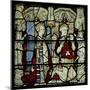 Window W5 Depicting a Donor and Wife-null-Mounted Giclee Print