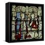 Window W5 Depicting a Donor and Wife-null-Framed Stretched Canvas