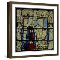 Window W5 Depicting a Donor - Lady-null-Framed Giclee Print