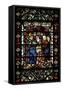 Window W58 Depicting St Thomas Becket with a Prisoner and 2 Other Figures-null-Framed Stretched Canvas