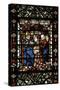 Window W58 Depicting St Thomas Becket with a Prisoner and 2 Other Figures-null-Stretched Canvas