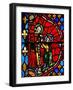 Window W6 Depicting a Scene from the Life of the Virgin Mary: Joseph Asks the Virgin Mary's Pardon-null-Framed Giclee Print