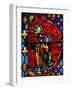 Window W6 Depicting a Scene from the Life of the Virgin Mary: Joseph Asks the Virgin Mary's Pardon-null-Framed Giclee Print