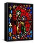 Window W6 Depicting a Scene from the Life of the Virgin Mary: Joseph Asks the Virgin Mary's Pardon-null-Framed Stretched Canvas