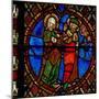Window W6 Depicting a Scene from the Life of the Virgin Mary: Joseph Is Reassured-null-Mounted Giclee Print