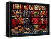 Window W6 Depicting Christ Preaching-null-Framed Stretched Canvas