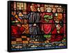 Window W6 Depicting Christ Preaching-null-Framed Stretched Canvas