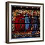 Window W6 Depicting Christ with the Apostles as Lazarus Is Raised from the Dead-null-Framed Giclee Print