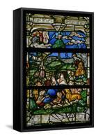 Window W6 Depicting Daniel in the Lions' Den-null-Framed Stretched Canvas