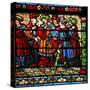 Window W6 Depicting Pharisees in the Synagogue-null-Stretched Canvas