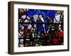 Window W6 Depicting St Chad Sees a Stag with Crucified Christ Between its Antlers-null-Framed Giclee Print