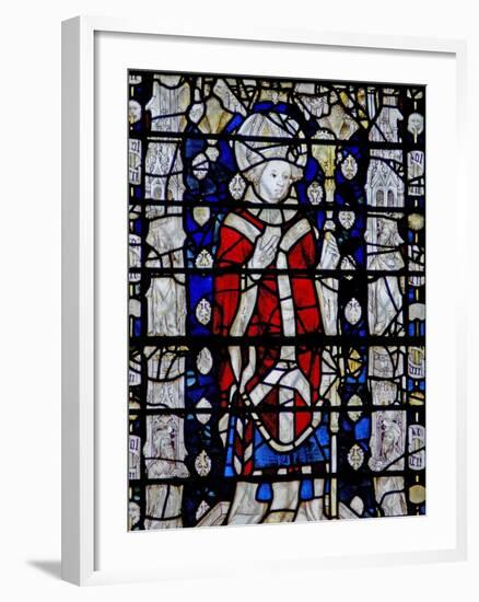 Window W6 Depicting St Chad-null-Framed Giclee Print