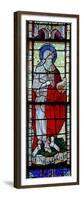 Window W6 Depicting St John the Baptist-null-Framed Premium Giclee Print