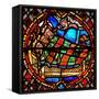 Window W6 Depicting the Magi are Warned in a Dream-null-Framed Stretched Canvas