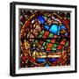 Window W6 Depicting the Magi are Warned in a Dream-null-Framed Giclee Print