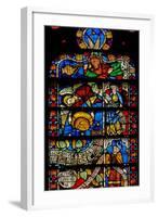 Window W8 Depicting Details of the Tree of Life-null-Framed Giclee Print