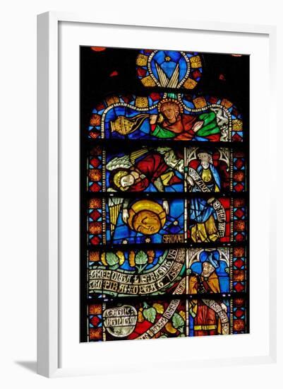 Window W8 Depicting Details of the Tree of Life-null-Framed Giclee Print