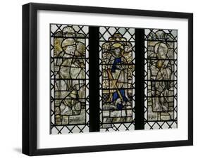 Window W8 Depicting St Andrew, St Gabriel, St Raphael-null-Framed Giclee Print