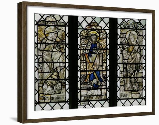 Window W8 Depicting St Andrew, St Gabriel, St Raphael-null-Framed Giclee Print