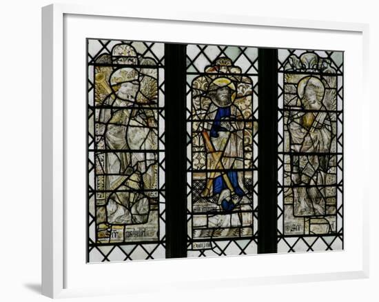 Window W8 Depicting St Andrew, St Gabriel, St Raphael-null-Framed Giclee Print