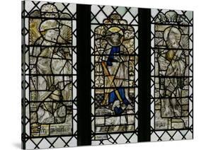 Window W8 Depicting St Andrew, St Gabriel, St Raphael-null-Stretched Canvas