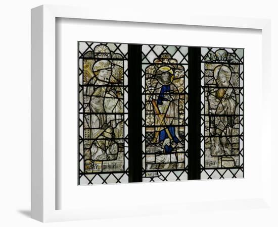 Window W8 Depicting St Andrew, St Gabriel, St Raphael-null-Framed Giclee Print