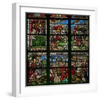 Window W8 Depicting St Helen and the Finding of the Cross with the Emperor Constantine-null-Framed Giclee Print