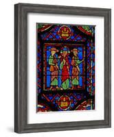 Window W8 the Resurrection Cycle - the Road to Emmaus-null-Framed Giclee Print