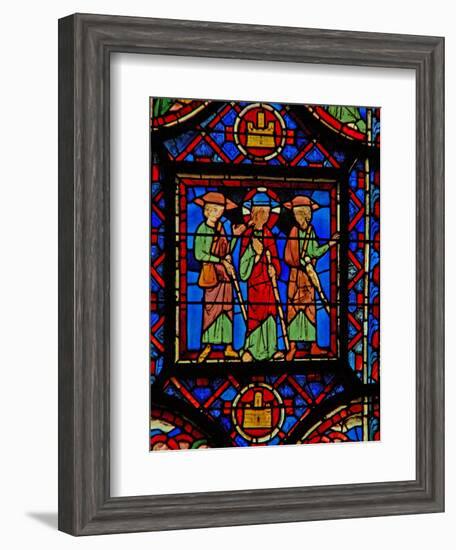 Window W8 the Resurrection Cycle - the Road to Emmaus-null-Framed Giclee Print