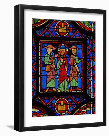 Window W8 the Resurrection Cycle - the Road to Emmaus-null-Framed Giclee Print