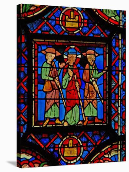 Window W8 the Resurrection Cycle - the Road to Emmaus-null-Stretched Canvas