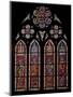 Window W9 Depicting Holy Roman Emperors: Charles Martel, Charlemagne, Pepin the Short, Louis the…-null-Mounted Giclee Print