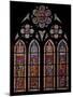 Window W9 Depicting Holy Roman Emperors: Charles Martel, Charlemagne, Pepin the Short, Louis the…-null-Mounted Giclee Print